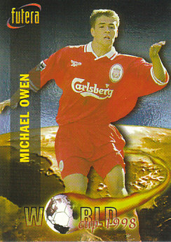 Michael Owen Liverpool 1998 Futera Fans' Selection #73